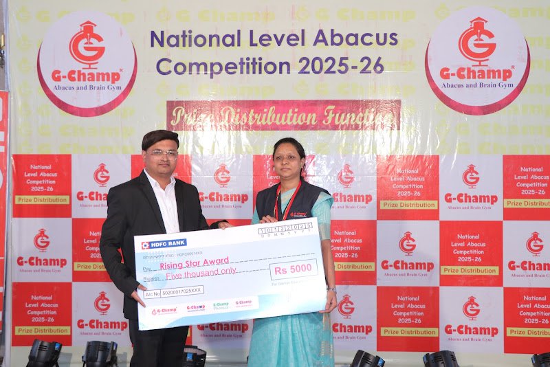 G-Champ Abacus, Manmad — franchise award 2
